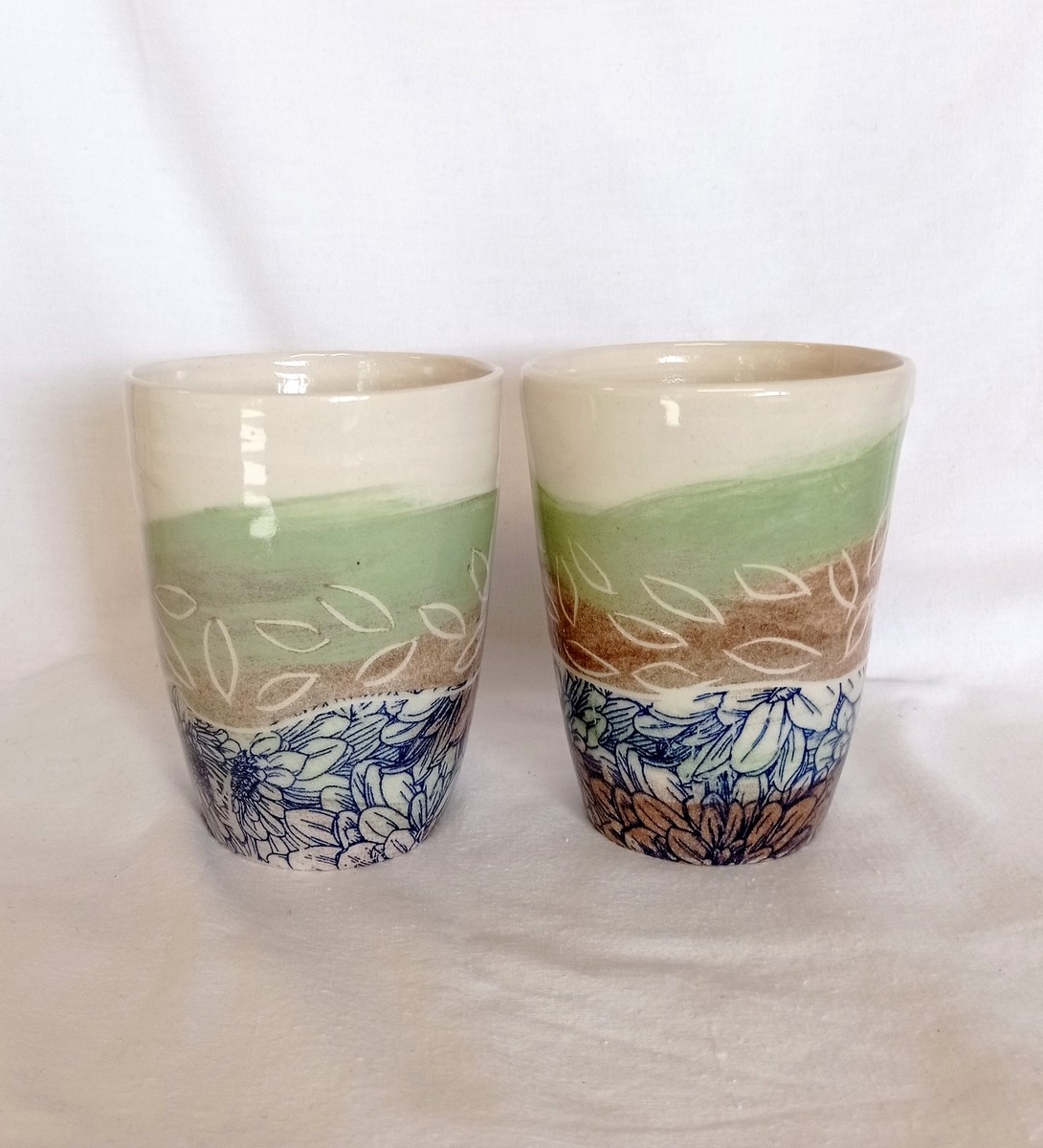 2 mugs printemps