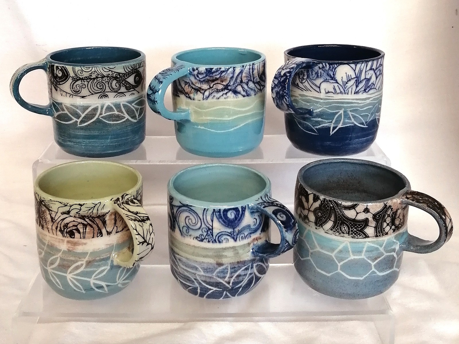 6 tasses