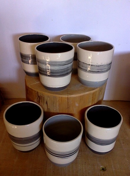 MUGS GRIS BLANC