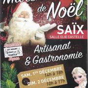 Affiche marche de noel saix